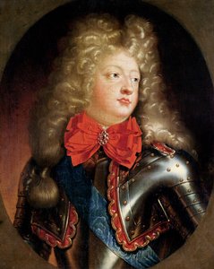 Portræt af Louis (1661-1711) Grand Dauphin, søn af Louis XIV swed